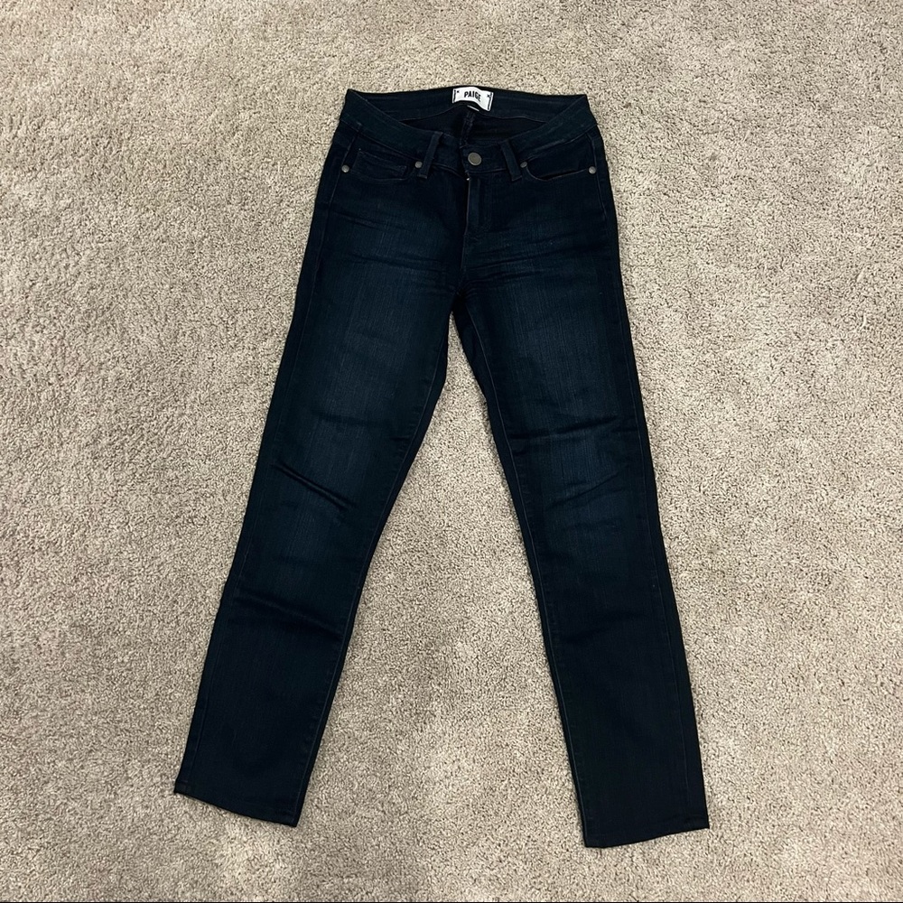 Dark blue ankle jeans Paige